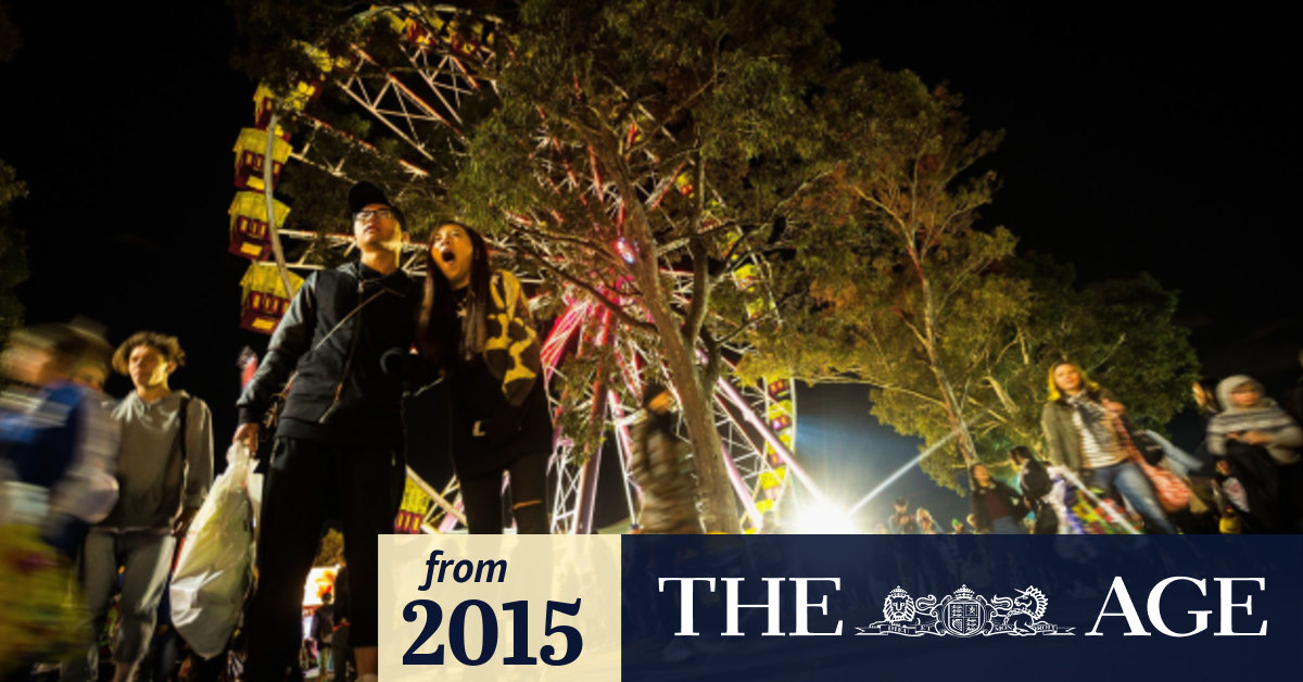 When the lights go down at the show